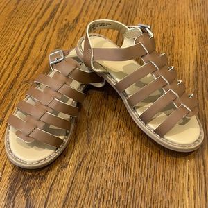 Gap kids leather sandals, worn once